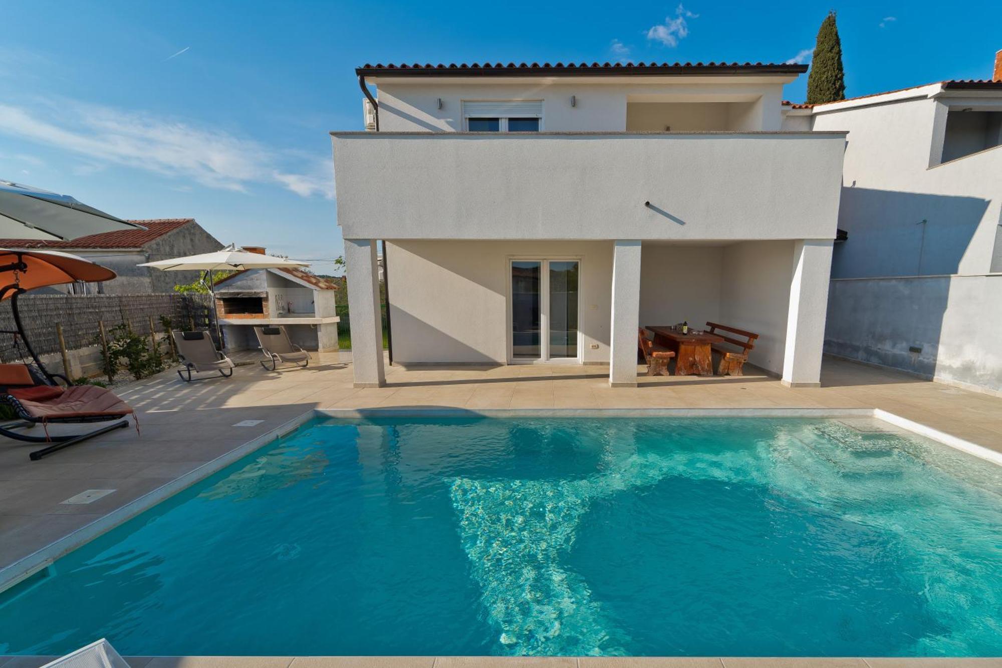 Ferienhaus Luka With A Pool, Situated In